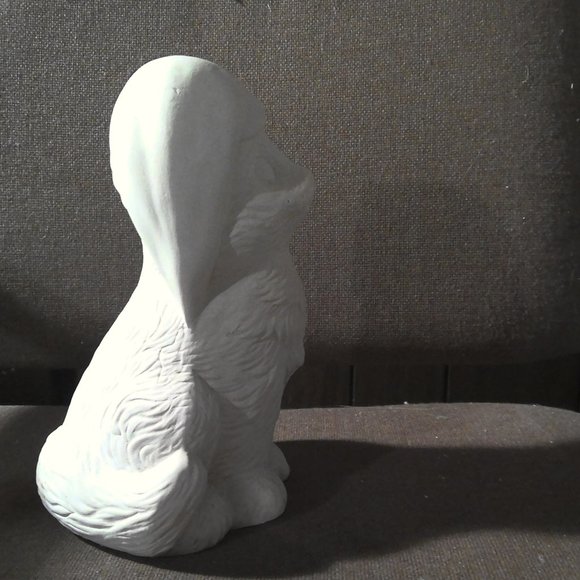 CERAMIC BISQUE CAT STATUE - Picture 3 of 8